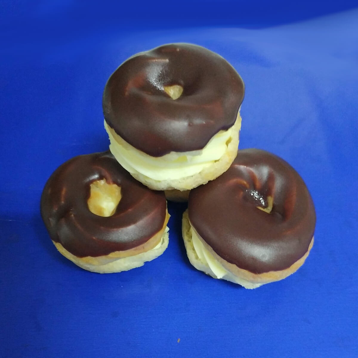 Věnečky s čokoládovou polevou